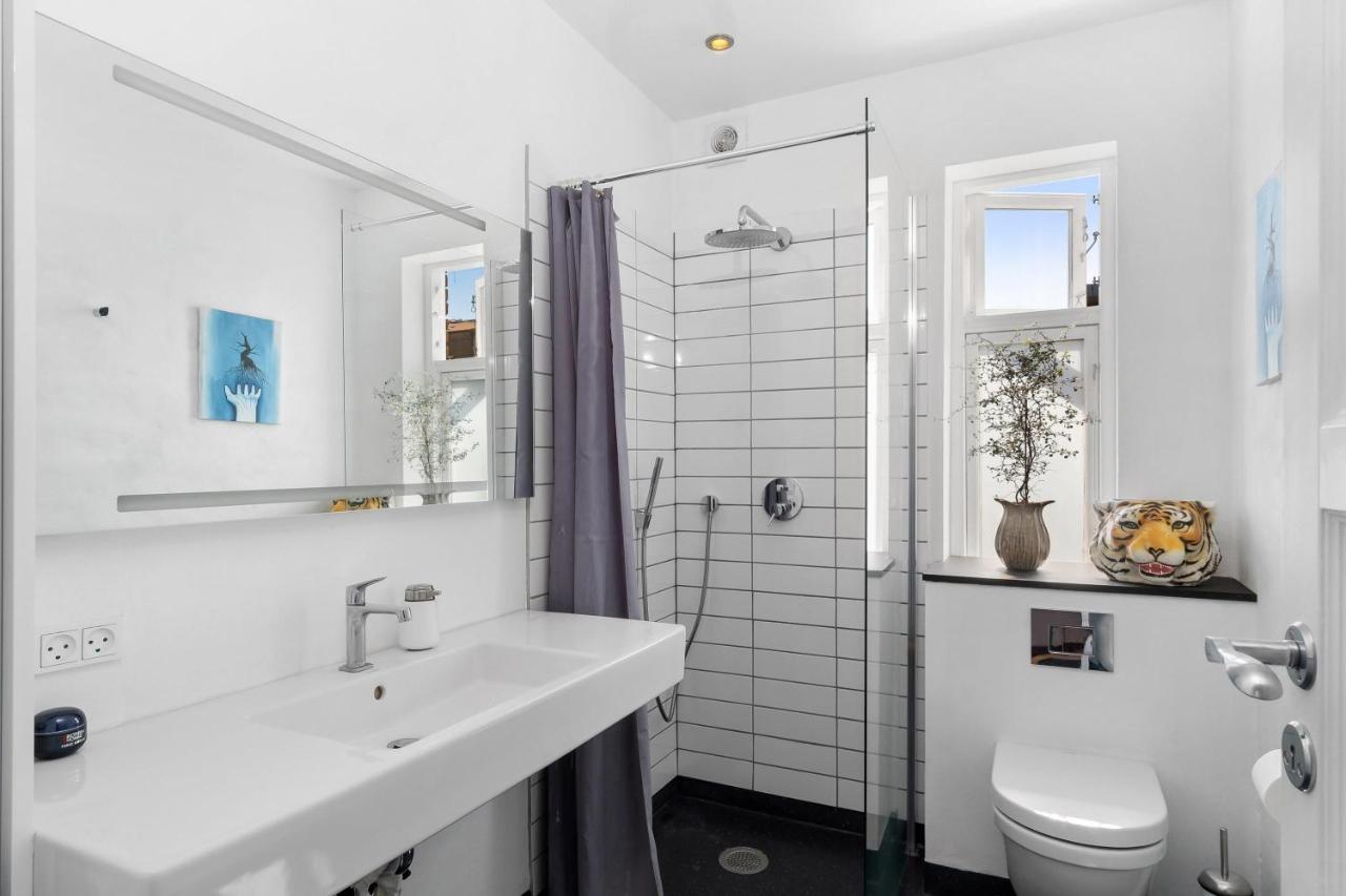 Beautiful Private Apartment, With Garden, Roof Terraze, 150 Square M, 2 Floors, 2 Bedrooms And An Extra Bed In The Livingroom Århus Eksteriør billede